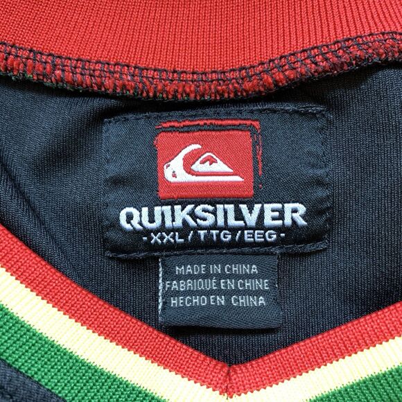 Quiksilver Hawaii 2013-14 Tank Top Jersey XXL Eddie Aikau Rasta Reggae Colorway - Picture 3 of 8